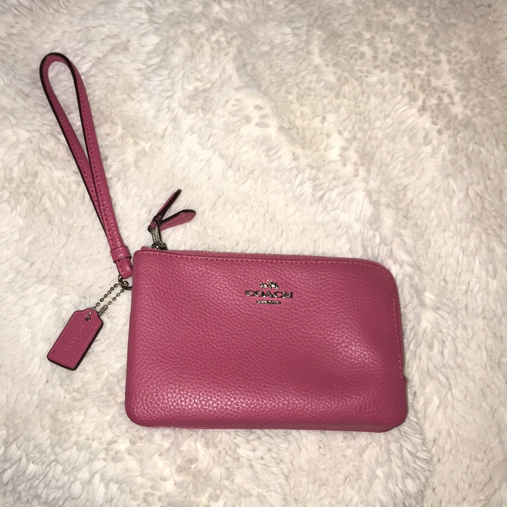 Coach Pink Wristlet